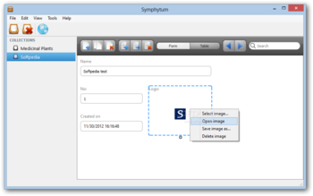 Symphytum screenshot