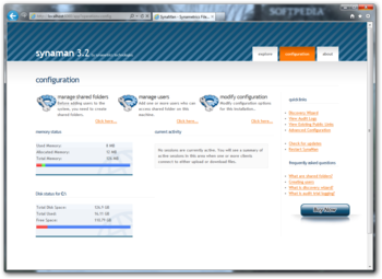 SynaMan screenshot