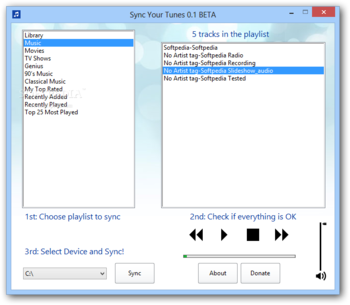 Sync Your Tunes screenshot