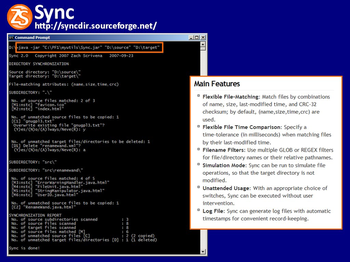 Sync screenshot