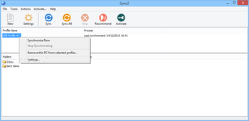 Sync2 screenshot