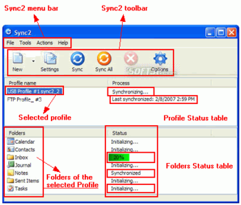 Sync2 for Outlook screenshot 2