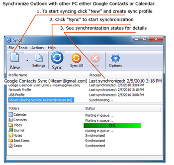Sync2 for Outlook screenshot 3