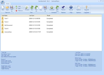 SyncBack4all Portable screenshot