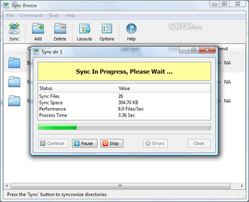 SyncBreeze screenshot 3
