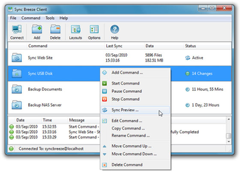 SyncBreeze Server screenshot