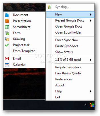 Syncdocs screenshot