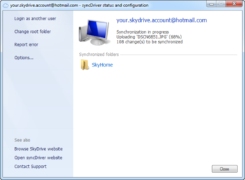 SyncDriver for OneDrive screenshot