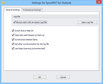 SynchPst for Outlook screenshot 3
