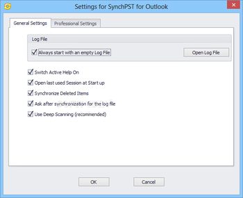 SynchPST for Outlook screenshot 3