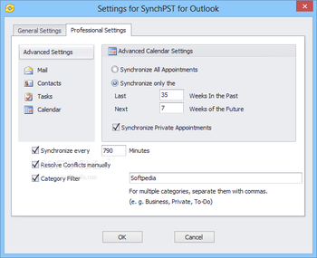 SynchPst for Outlook screenshot 6