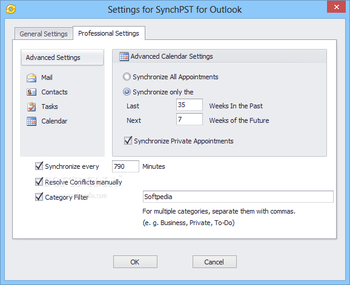 SynchPST for Outlook screenshot 6