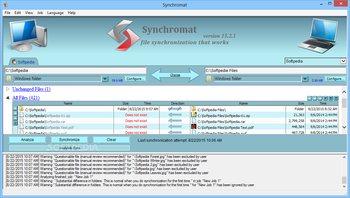 Synchromat screenshot