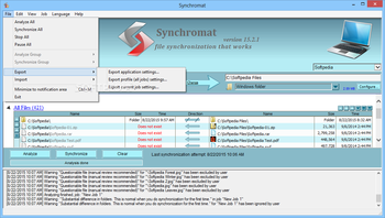 Synchromat screenshot 3