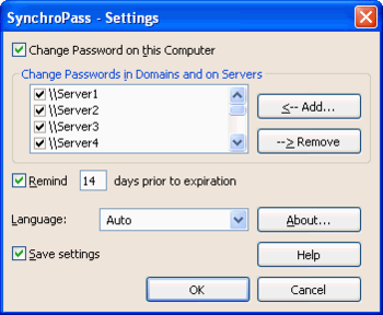 SynchroPass screenshot