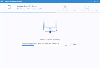 SynciOS Data Recovery screenshot