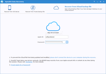 SynciOS Data Recovery screenshot 8