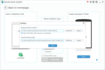 SynciOS Data Transfer screenshot 8