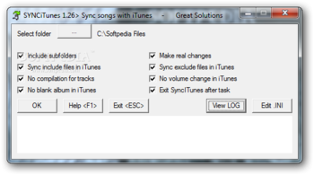 SYNCiTunes screenshot