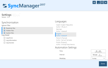 SyncManager screenshot 3