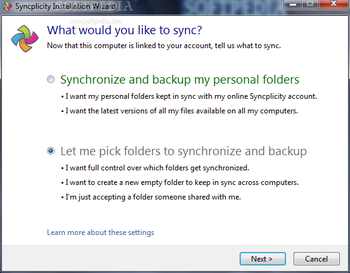 Syncplicity screenshot