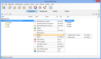 Syncro SVN Client screenshot