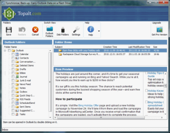 Syncsi Portable for Outlook screenshot 2