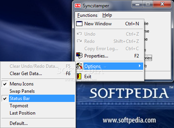 Syncstamper screenshot 2