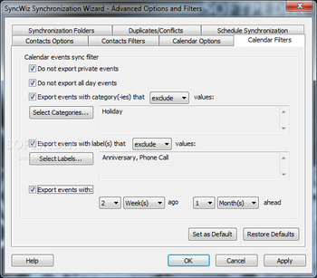 SyncWiz for Outlook screenshot 14
