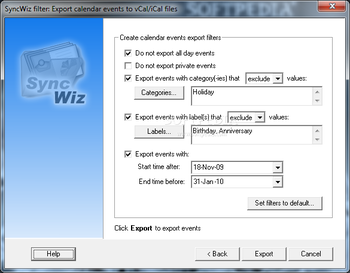 SyncWiz for Outlook screenshot 4
