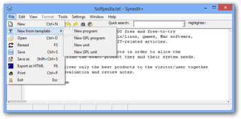 Synedit+ screenshot 2