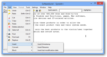 Synedit+ screenshot 3