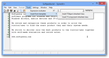 Synedit+ screenshot 4