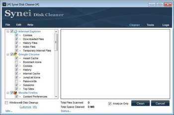 Synei Disk Cleaner Portable screenshot