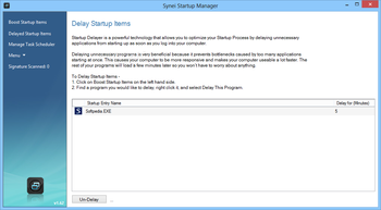 Synei Startup Manager screenshot 2