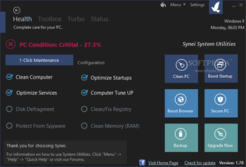 Synei System Utilities screenshot