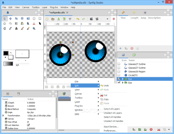 Synfig Studio screenshot