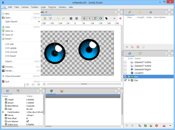 Synfig Studio screenshot 2