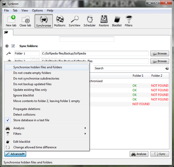 Synkron Portable screenshot 2