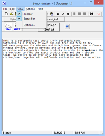 Synonymizer screenshot 5