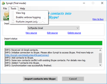 Synqit screenshot 2