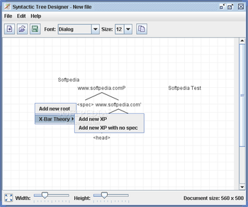 Syntactic Tree Designer screenshot 2