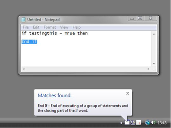 Syntax Assist screenshot