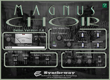 Syntheway Magnus Choir VSTi screenshot