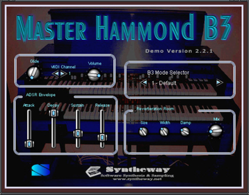 Syntheway Master Hammond B3 VSTi screenshot