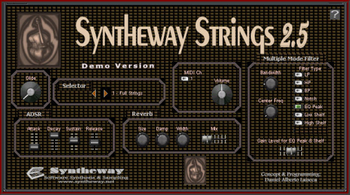 Syntheway Strings VSTi screenshot