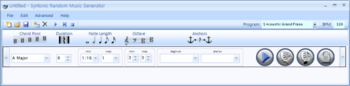 Syntonic Random Music Generator screenshot