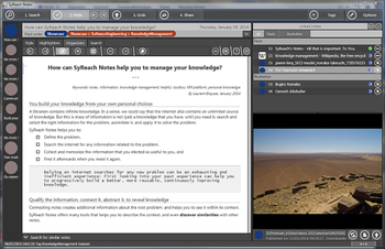 SyReach Notes Actinium screenshot