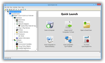 SysCompare Lite screenshot