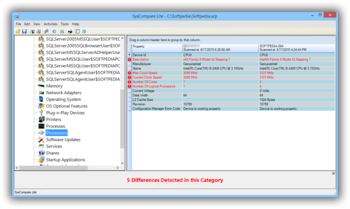SysCompare Lite screenshot 5